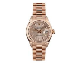 Rolex Lady-Datejust 28 - Sundust Dial - Presidential Bracelet - Rose Gold - 279165 2016 