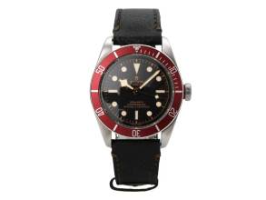  Tudor Black Bay Automatik Black 79230R Lederband 