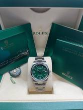 Thumbnail von Rolex Oyster Perpetual 36 GREEN DIAL with Box+ Papers 99%NEW