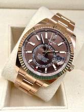 Thumbnail von Rolex Sky-Dweller 18Kt. Rosegold Chocolate Dial y.2022 Ref:326935 Full Set Box&Papers