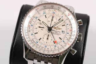 Thumbnail von Breitling Navitimer World ref. A24322-045 - full set - LC100 - Year of manufacture 2005
