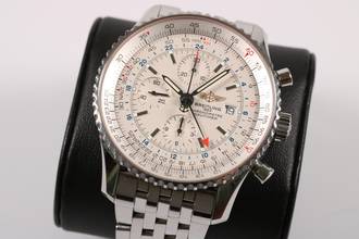 Thumbnail von Breitling Navitimer World ref. A24322-045 - full set - LC100 - Year of manufacture 2005