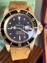 Thumbnail von Rolex Submariner Date 1680/8 Submariner Date 18k Nipple Dial Schwarz-Full Set 1979 Neuer Service Sammlerzustand-Unpoliert-1. Besitz ! Punched Papers !!!!