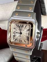 Thumbnail von Cartier Santos Galbée 2319 Santos Galbee 29mm Stahl-Gold-Service 2025 mit Service Box Tresoruhr-unpoliert !