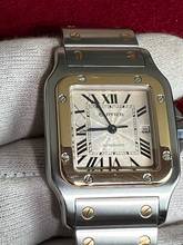 Thumbnail von Cartier Santos Galbée 2319 Santos Galbee 29mm Stahl-Gold-Service 2025 mit Service Box Tresoruhr-unpoliert !