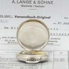 Thumbnail von A. Lange & Söhne B-Uhr Taschenuhr Deutsche Kriegsmarine WWII 59mm Anker-Chronometer 1942 Nahezu Neuwertig Mit zertifikat vom Uhrenmuseum