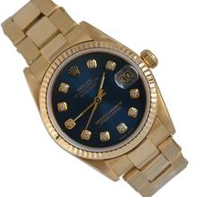  Rolex Datejust 31 78278 Medium 31MM Factory blue diamonds dial TOP Condition 