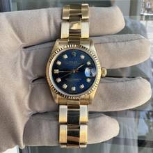 Thumbnail von Rolex Datejust 78278 Medium 31MM Factory blue diamonds dial TOP Condition