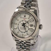 Thumbnail von Rolex Sky-Dweller Ouro Branco & Aço Jubilee 42mm Completo