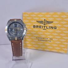 Breitling Chronomat Gold & Steel 40mm Gray Dial Automatic Complete