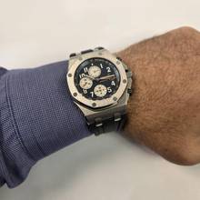 Thumbnail von Audemars Piguet Royal Oak Offshore Chronograph Navy 2 43mm Automatic Complete
