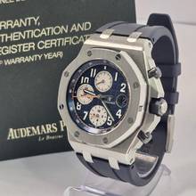 Thumbnail von Audemars Piguet Royal Oak Offshore Chronograph Navy 2 43mm Automatic Complete