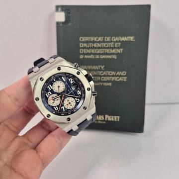  Audemars Piguet Royal Oak Offshore Chronograph Navy 2 43mm Automático Completo 