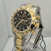 Thumbnail von Rolex Daytona Ouro & Aço Black Dial 40mm Automático Completo