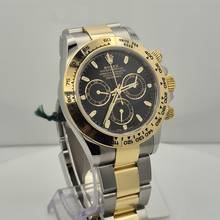 Thumbnail von Rolex Daytona Ouro & Aço Black Dial 40mm Automático Completo