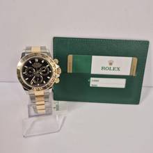 Thumbnail von Rolex Daytona Ouro & Aço Black Dial 40mm Automático Completo