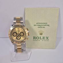 Thumbnail von Rolex Daytona Ouro & Aço Zenith Movement 40mm Automático Completo