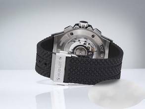 Thumbnail von Hublot Big Bang 41mm 2018 Chronograph 341.sx.130.rx.114 Edelstahl Diamanten Black Dial Steel