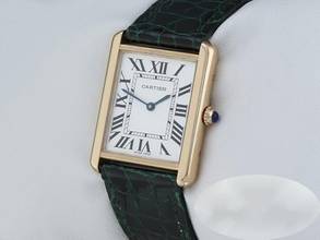 Thumbnail von Cartier Tank Solo Großes Modell Edelstahl Gelbgold 750 W1018855 2022 Stahl 18kt Yellow Gold