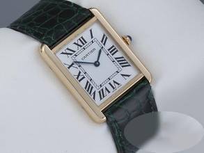 Thumbnail von Cartier Tank Solo Großes Modell Edelstahl Gelbgold 750 W1018855 2022 Stahl 18kt Yellow Gold