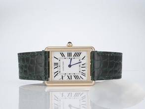 Thumbnail von Cartier Tank Solo Großes Modell Edelstahl Gelbgold 750 W1018855 2022 Stahl 18kt Yellow Gold