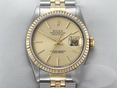  Rolex Datejust 36 36mm 16233 1997 Stahl Gelbgold 750 Automatik Damen Herren Stainless Steel 18kt Yellow Gold Jubilé-band Chronometer Oyster 