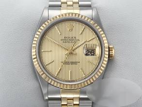  Rolex Datejust 36 36mm 16233 1997 Stahl Gelbgold 750 Automatik Damen Herren Stainless Steel 18kt Yellow Gold Jubilé-band Chronometer Oyster 