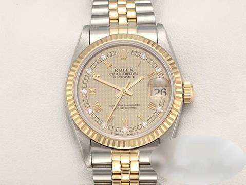  Rolex Datejust 31mm Stahl Gelbgold 750 Diamanten Automatik Stainless Steel 18kt Yellow Gold Jubilé-band Chronometer Oyster 