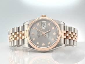 Thumbnail von Rolex Datejust 36 36mm 116231 2008 Stahl Rosegold 750 Diamanten Automatik Stainless Steel 18kt Rose Gold Jubilé-band Chronometer Oyster
