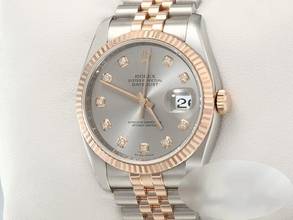 Thumbnail von Rolex Datejust 36 36mm 116231 2008 Stahl Rosegold 750 Diamanten Automatik Stainless Steel 18kt Rose Gold Jubilé-band Chronometer Oyster