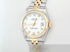 Thumbnail von Rolex Datejust 31 31mm 78273 2000 Stahl Gelbgold 750 Diamanten Automatik Stainless Steel 18kt Yellow Gold Jubilé-band Chronometer Oyster White Dial