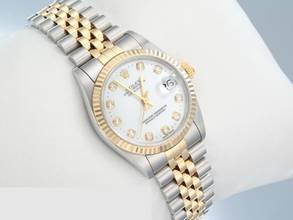 Thumbnail von Rolex Datejust 31 31mm 78273 2000 Stahl Gelbgold 750 Diamanten Automatik Stainless Steel 18kt Yellow Gold Jubilé-band Chronometer Oyster White Dial