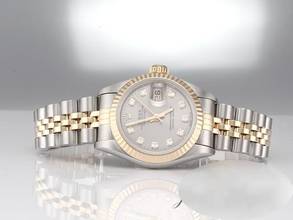 Thumbnail von Rolex Lady-Datejust Edelstahl Gelbgold 750 1999 Lc100 Diamanten Automatik Gold Stahl Stainless Steel 18kt Yellow Gold Jubilé-band Chronometer Oyster