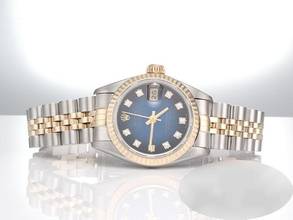 Thumbnail von Rolex Lady-Datejust Edelstahl Gelbgold 750 Diamanten Automatik Gold Stahl Damen Stainless Steel 18kt Yellow Gold Jubilé-band Chronometer Oyster