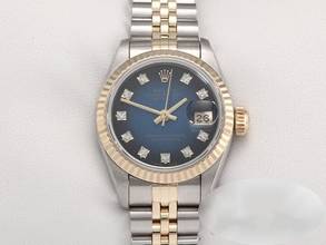 Rolex Lady-Datejust stainless steel yellow gold 750 diamonds automatic gold steel ladies stainless steel 18kt yellow gold Jubilee bracelet chronometer Oyster