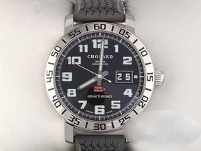 Chopard Mille Miglia Gran Turismo 168955 2000 stainless steel automatic watch with steel case and black dial