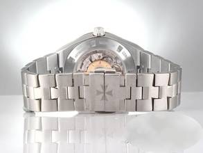 Thumbnail von Vacheron Constantin Overseas 37mm 2305V 2022 stainless steel diamonds Steel Blue Dial