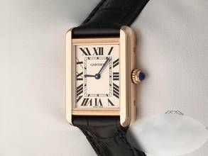 Thumbnail von Cartier Tank Solo stainless steel rose gold 750 2017 W5200024 steel gold women's steel 18kt rose gold