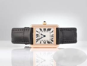 Thumbnail von Cartier Tank Solo stainless steel rose gold 750 2017 W5200024 steel gold women's steel 18kt rose gold