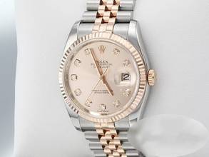 Thumbnail von Rolex Datejust 36 36mm 116231 2010 Stahl Rosegold 750 Diamanten Automatik Stainless Steel 18kt Rose Gold Jubilé-band Chronometer Oyster