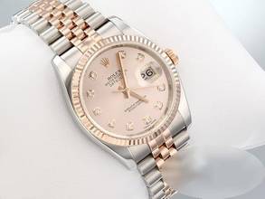 Thumbnail von Rolex Datejust 36 36mm 116231 2010 Stahl Rosegold 750 Diamanten Automatik Stainless Steel 18kt Rose Gold Jubilé-band Chronometer Oyster