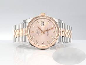 Thumbnail von Rolex Datejust 36 36mm 116231 2010 Stahl Rosegold 750 Diamanten Automatik Stainless Steel 18kt Rose Gold Jubilé-band Chronometer Oyster