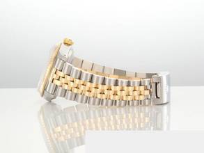 Thumbnail von Rolex Datejust Medium Stahl Gelbgold 750 Diamanten Automatik Gold Stahl Stainless Steel 18kt Yellow Gold Jubilé-band Chronometer Oyster Black Dial