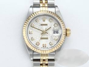 Thumbnail von Rolex Lady-Datejust Edelstahl Gelbgold 750 Diamanten Automatik Stainless Steel 18kt Yellow Gold Stahl Jubilé-band Chronometer Oyster
