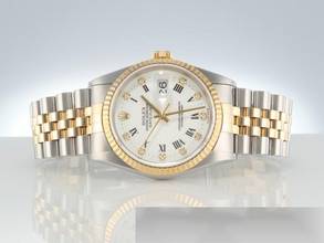 Thumbnail von Rolex Datejust 36 36mm 16233 Stahl Gelbgold 750 2000 Diamanten Automatik Stainless Steel 18kt Yellow Gold Jubilé-band Chronometer Oyster White Dial