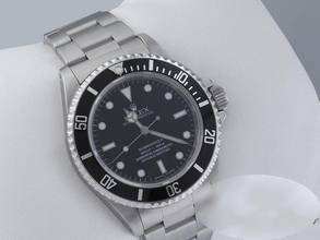 Thumbnail von Rolex Submariner (No Date) 14060 M stainless steel 2010 Rehaut 4 Line Dial Automatic Steel Stainless Steel Oyster bracelet Chronometer Black Dial