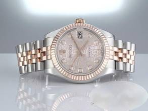 Thumbnail von Rolex Datejust 31mm 178271 2017 Edelstahl Rosegold 750 Diamanten Stainless Steel 18kt Rose Gold Jubilé-band Chronometer Oyster