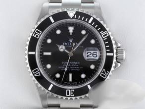 Rolex Submariner Date 16610 T 2008 Rehaut Steel Automatic Dive Watch Stainless Steel Oyster Bracelet Chronometer Black Dial