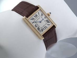 Thumbnail von Cartier Tank Louis Cartier Large Model Yellow Gold 750 2011 W1529756 18kt Yellow Gold Ladies and Gentlemen