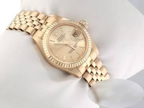 Thumbnail von Rolex Lady-Datejust Gelbgold 750 Automatik 18kt Yellow Gold Damen Damenuhr Jubilé-band Chronometer Oyster